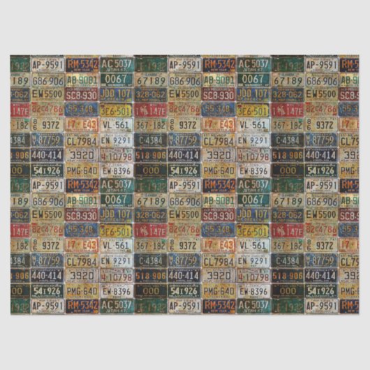 Licentiedocument voor Borden Tissue of Decoupage P Tissuepapier (Voorkant)