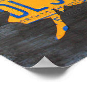 Licentiekaart voor het Bord van de Verenigde State Poster (Hoek)