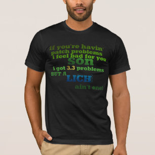 Lich is niet één t-shirt