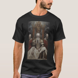 Lich koning Undead Keizer Oudere Vampier Demon 24 T-shirt