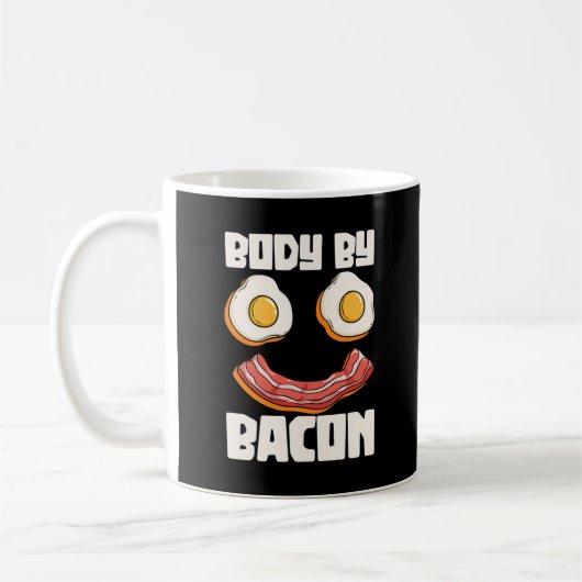 Lichaam Bacon Bbq Grill Barbecue Pig Vat Koffiemok (Links)