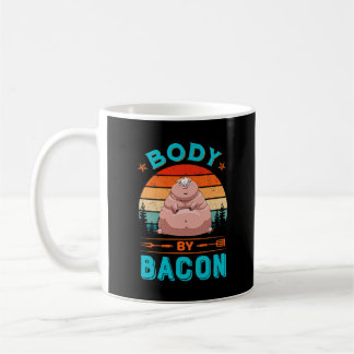 Lichaam Bacon Fat Pig Funny Cute  Koffiemok