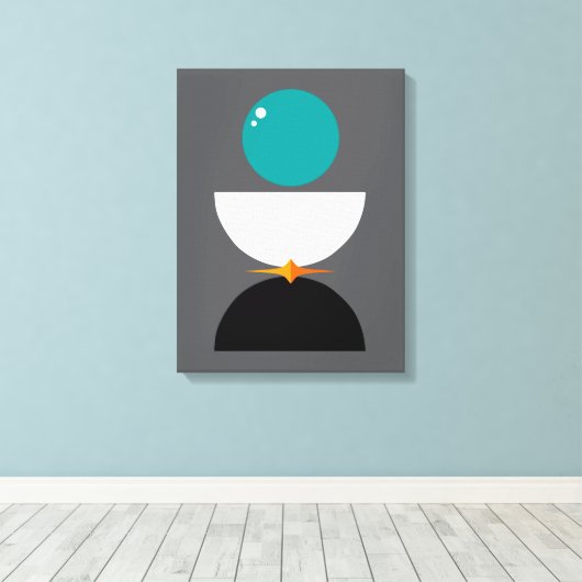 Lichaam Canvas Afdruk (Insitu (Houten vloer))