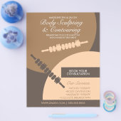 Lichaam contouren lichaamsculptuur Massage Flyer (Enkel)