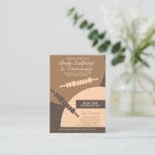 Lichaam contouring Lichaam vormende massage  Visitekaartje (Staand voorkant)