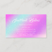 Lichaam die de Holografische Douane van het Massag Visitekaartje (Achterkant)