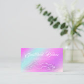 Lichaam die de Holografische Douane van het Massag Visitekaartje (Staand voorkant)