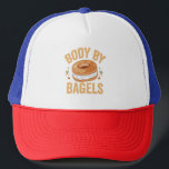 Lichaam door Bagels Grappige Joodse Chanoeka Donut Trucker Pet<br><div class="desc">Chanoeka,  Pascha,  Jiddisch,  Chanoeka,  Joods,  Menora,  Jood,  Gift,  Verjaardag,  Bagel</div>