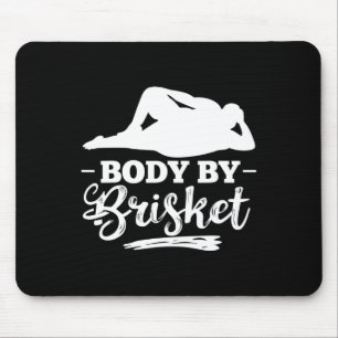 Lichaam door Brisket Smoker Brisket Burgers Briske Muismat
