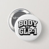 LICHAAM door GLP-1 Ronde Button 5,7 Cm (Voorkant /achterkant)