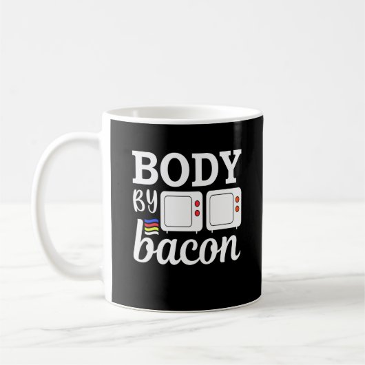 Lichaam door spek Essential Funny Bacon Lover Koffiemok (Links)