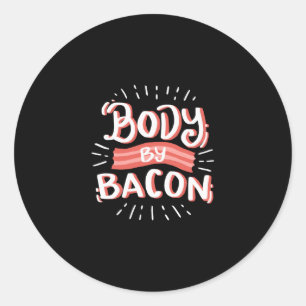 Lichaam door spek Lichaam door spek Ronde Sticker