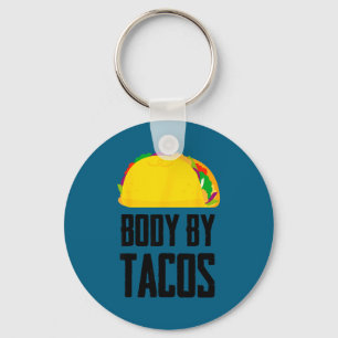 Lichaam door tacos leuke Mexicaanse feestje Sleutelhanger