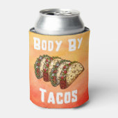 Lichaam door Tacos - Taco Lover Blikjeskoeler (Blikje Voorkant)