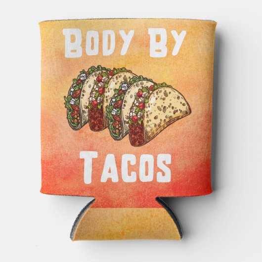 Lichaam door Tacos - Taco Lover Blikjeskoeler (Voorkant)