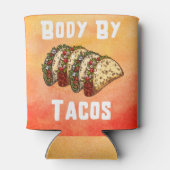 Lichaam door Tacos - Taco Lover Blikjeskoeler (Achterkant)