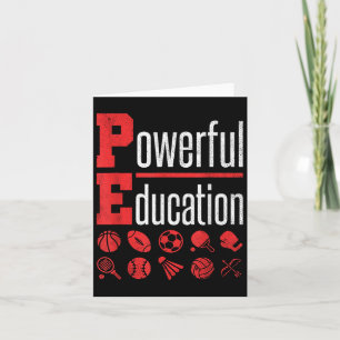 Lichaam Educatie Docent Gym Sport School Motivatie Kaart