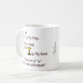 Lichaam en bloed koffiemok (Voorkant links)