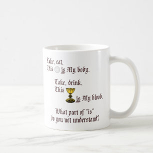 Lichaam en bloed koffiemok