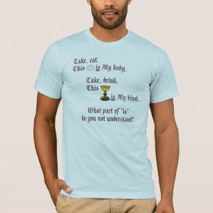 Lichaam en bloed t-shirt