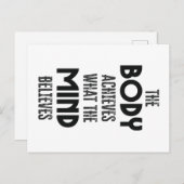 Lichaam en geest briefkaart (Voorkant / Achterkant)