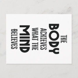 Lichaam en geest briefkaart