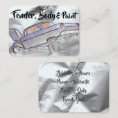 Lichaam en verf visitekaartje (Voorkant / Achterkant)