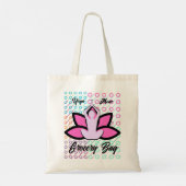 LICHAAM GEEST GEEST YOGA Mam Kruidenier Tote Bag (Achterkant)