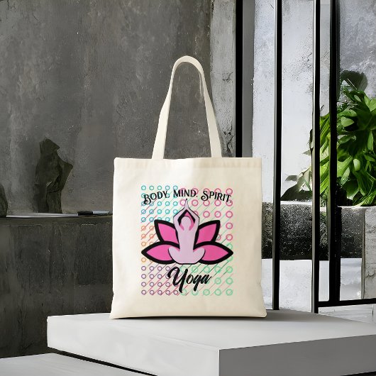 LICHAAM GEEST GEEST YOGA Mam Kruidenier Tote Bag