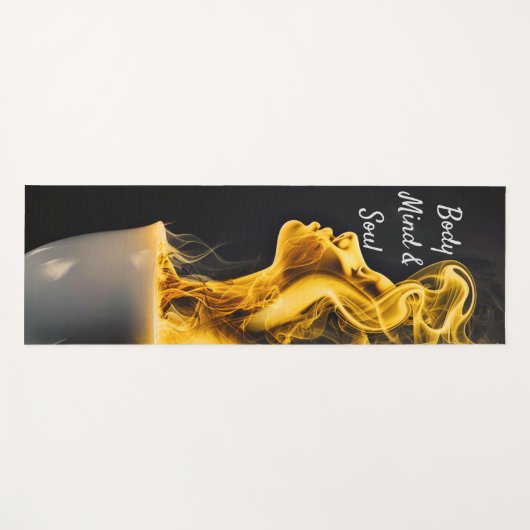 Lichaam geest & ziel yogamat (Voorkant (horizontaal))