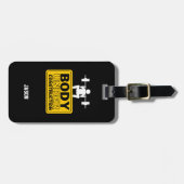 Lichaam in aanbouw Aangepaste naam Bagagelabel (Voorkant horizontaal)