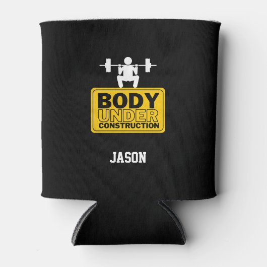 Lichaam in aanbouw Aangepaste naam Blikjeskoeler (Voorkant)