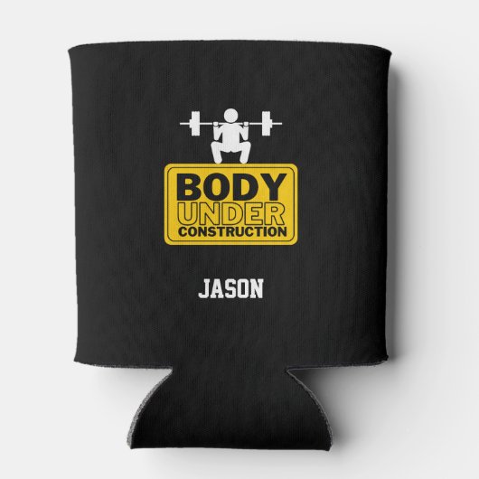 Lichaam in aanbouw Aangepaste naam Blikjeskoeler (Achterkant)