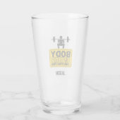 Lichaam in aanbouw Aangepaste naam Glas (Achterkant)