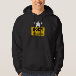 Lichaam in aanbouw Aangepaste naam Hoodie