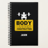 Lichaam in aanbouw Aangepaste naam Planner (Voorkant)