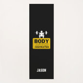 Lichaam in aanbouw Aangepaste naam Yogamat (Voorkant)