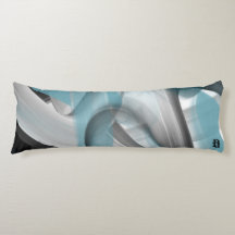 Lichaam Kussen Abstracte Interieur Decoratie Blauw