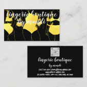 Lichaam Logo QRCode Bikini Onderkleding Winkel Gol Visitekaartje (Voorkant / Achterkant)