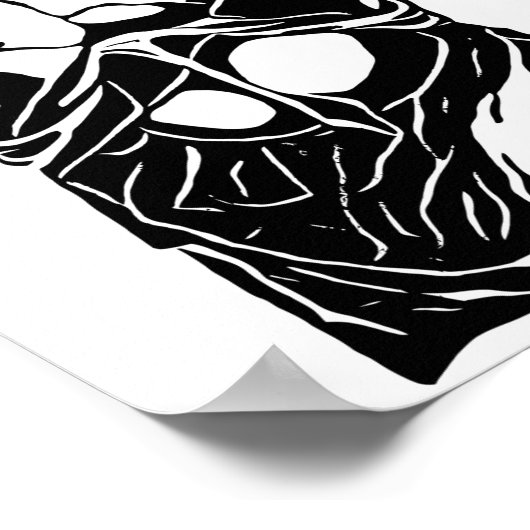 lichaam Mannelijke menselijke anatomie abstracte k Poster (Hoek)