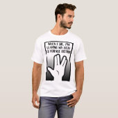 Lichaam Naar Sciencefiction Grappig T-shirt (Voorkant volledig)