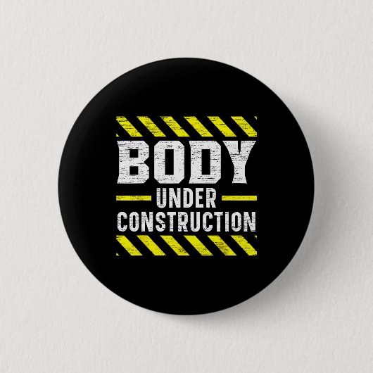 Lichaam onder bouwproject Bodybuilding Workout Bod Ronde Button 5,7 Cm (Voorkant)