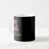 Lichaam onder constructie Funny Motivational Worko Koffiemok (Voorkant links)