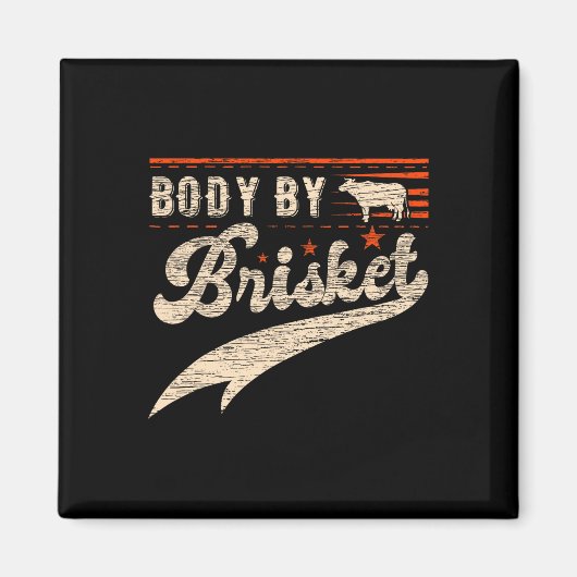 Lichaam op basis van de risket Bbq Magneet (Voorkant)