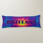 Lichaam Pillow Large Sunburst Star Explosion tye-k Lichaamskussen (Achterkant)