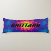 Lichaam Pillow Large Sunburst Star Explosion tye-k Lichaamskussen (Voorkant)