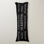 Lichaam Pillow-Sleep-time full body pillow-humous Lichaamskussen (Voorkant Verticaal)