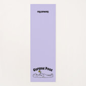 Lichaam Pose Paarse yogamat (Voorkant)