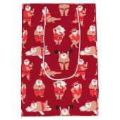 Lichaam Positief Santa Vakantie Verpakkingsdocumen Medium Cadeauzakje (Achterkant)