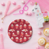 Lichaam Positieve Kerstman Vakantie Papieren Bordje (Feest)